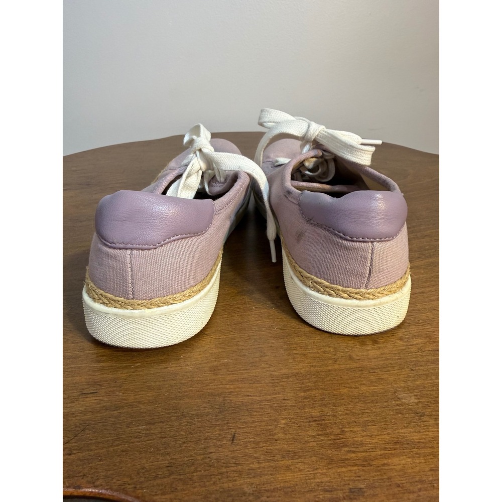 Vionic Hattie Lavender Canvas Lace Up Sneakers Women's Size 8 - Picture 4 of 6